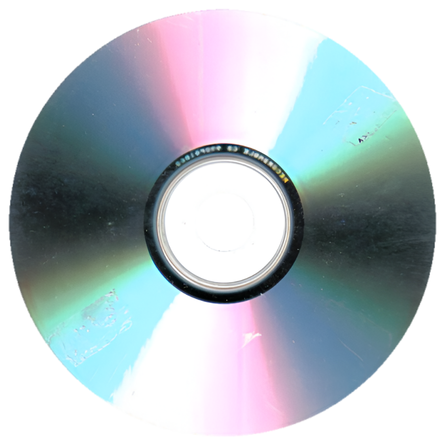 a spinning CD disc